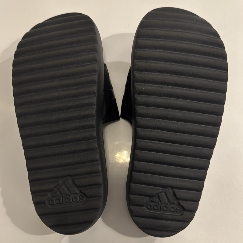 Adidas Women's Black Slide Sandals - Picture 4 of 6